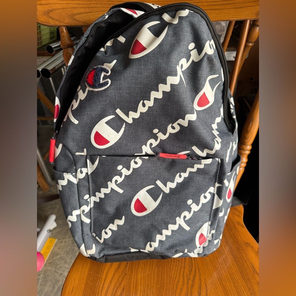 Champion backpack logo navy Advocate school bag